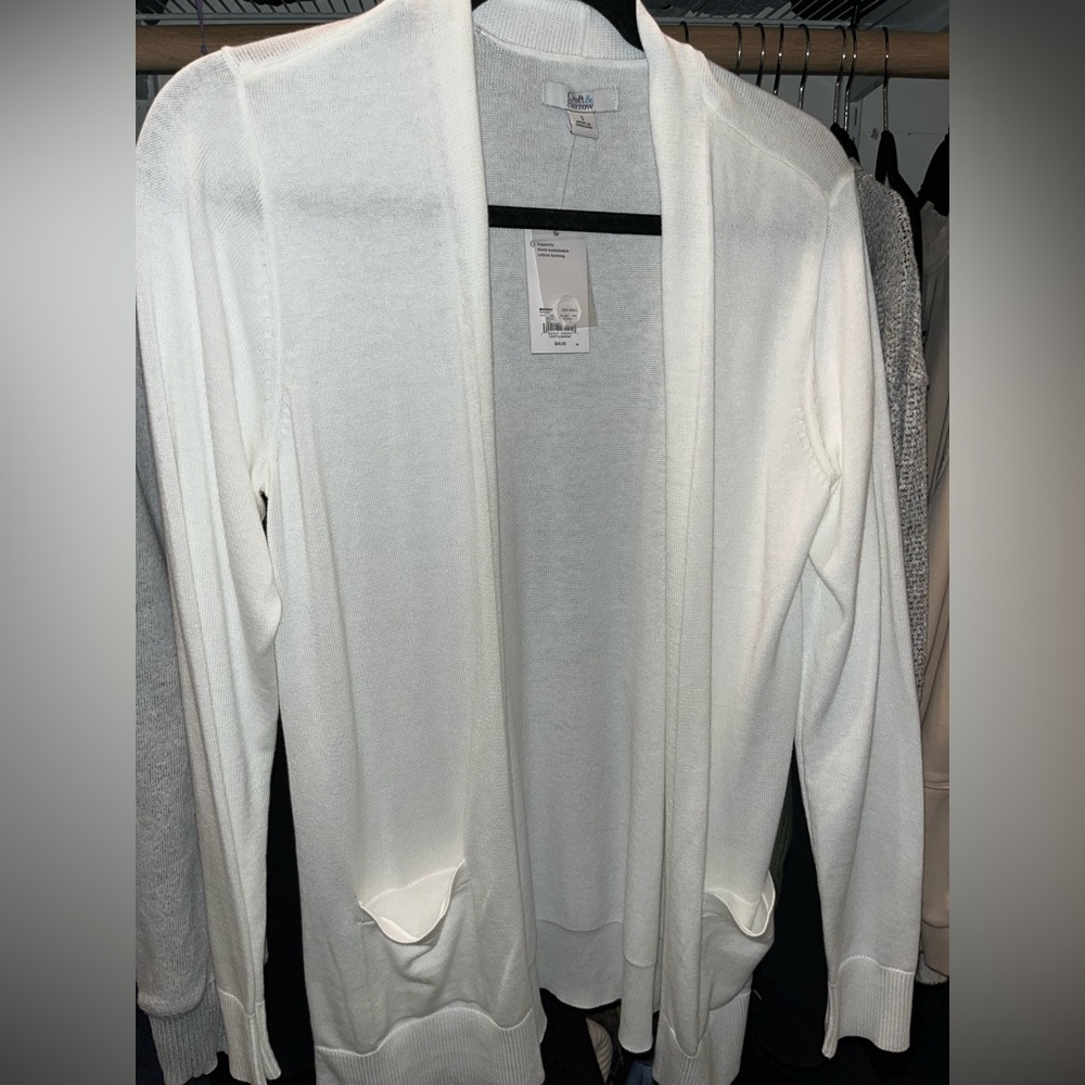 White Cardigan